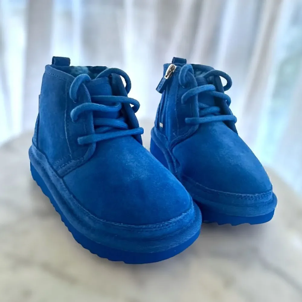 🔥🔥UGG Neumel II Toddler Zippered Chukka Boots Unisex Size 8